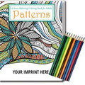 Relax Pack - Patterns Coloring Book for Adults + Colored Pencils